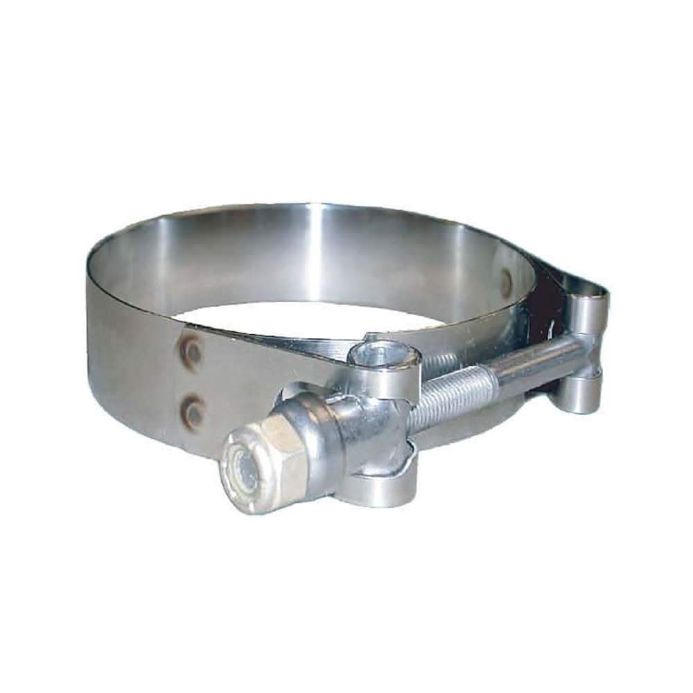 Trident Marine 316 stainless steel T-bolt clamp with 3/4 inch band for hose diameter 1.78 to 2.09 inches