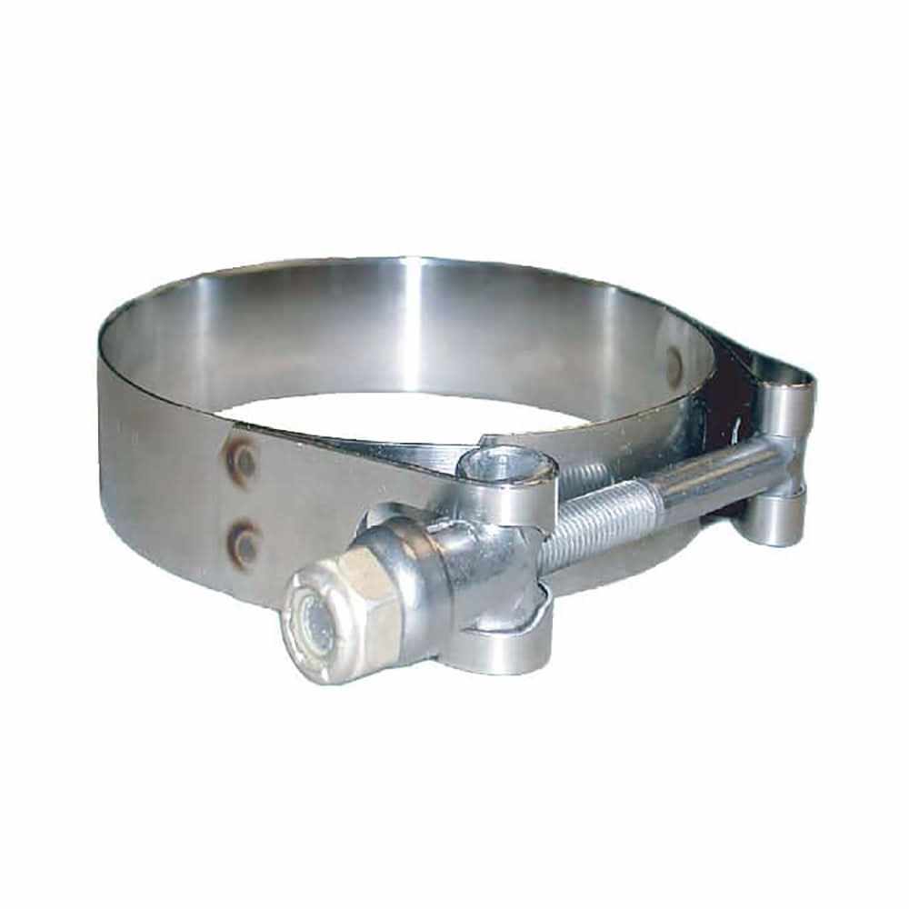 Trident Marine 316 stainless steel T-bolt clamp 3/4 inch band 2.78-3.09 inch diameter secure marine hose clamp