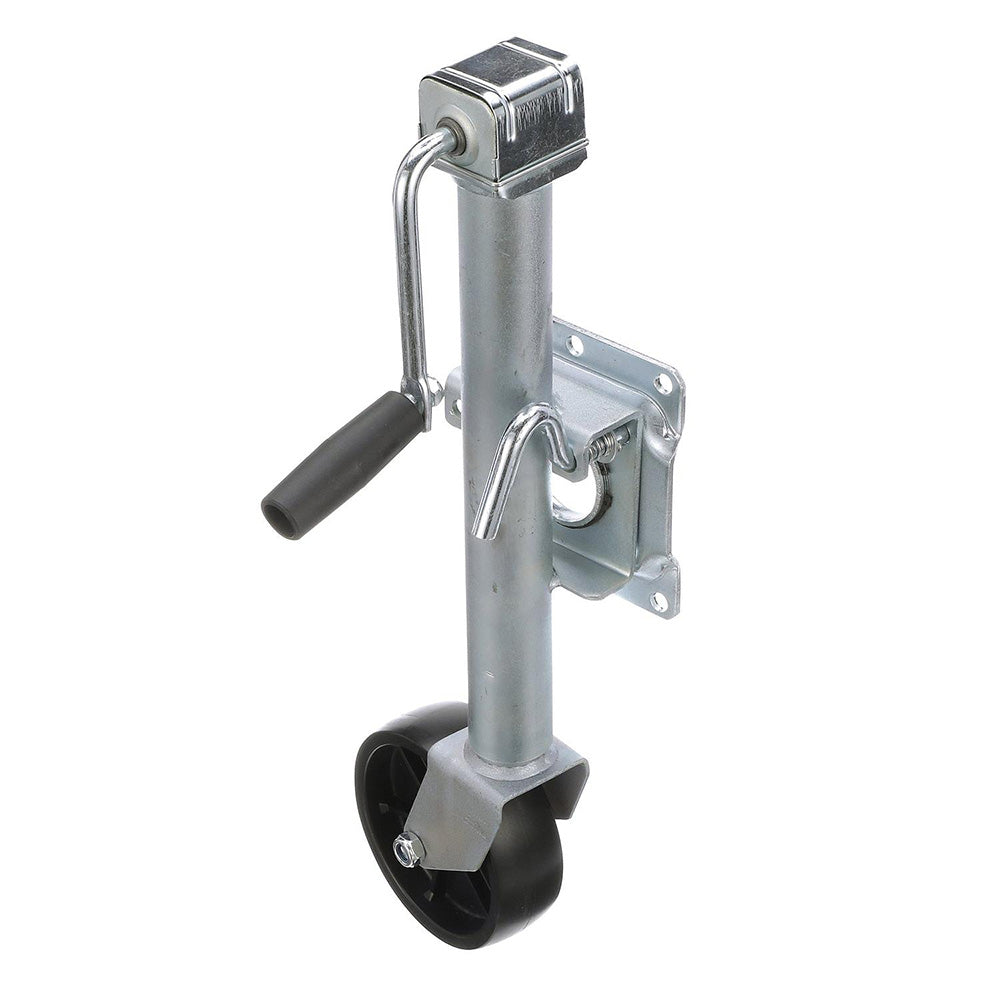 Attwood Fold-Up Trailer Jack - 1000 lb Capacity - Single Wheel - 11127-4