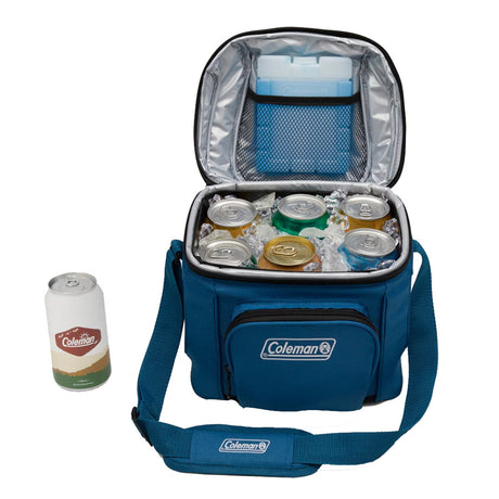 Coleman CHILLER  9-Can Soft-Sided Portable Cooler - Deep Ocean - 2158134