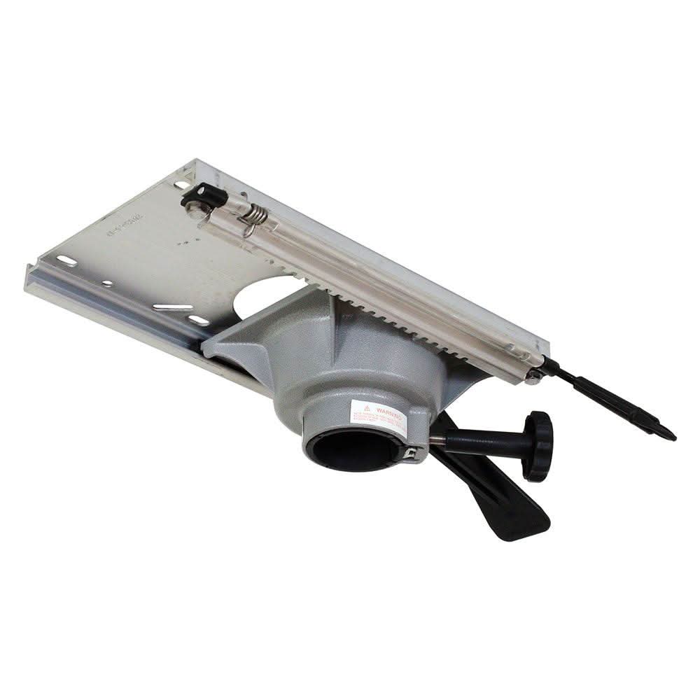 Springfield Trac-Lock swivel and slide non-locking seat mount for 2-3/8 inch post with aluminum build and corrosion-resistant coating
