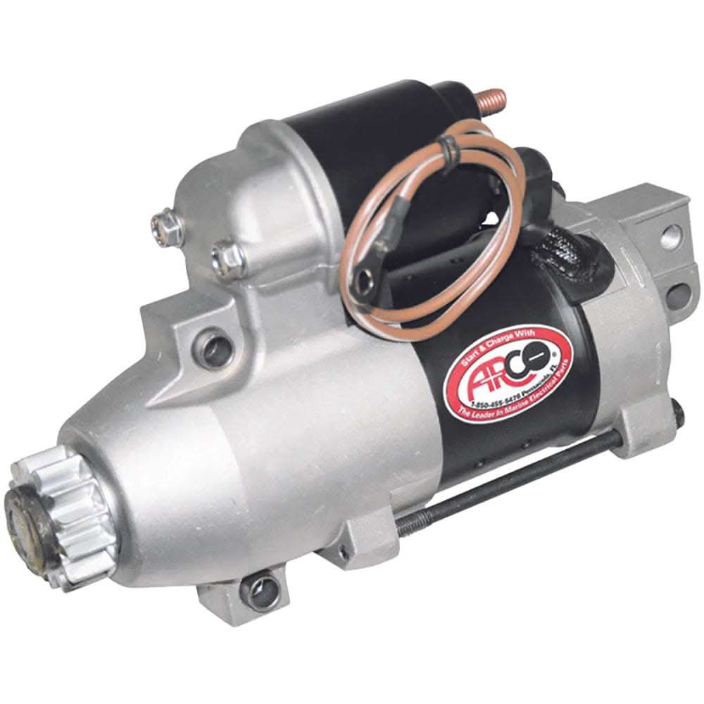 ARCO Marine premium replacement Yamaha outboard starter with 13 tooth gear for 150-250 HP 4-stroke engines