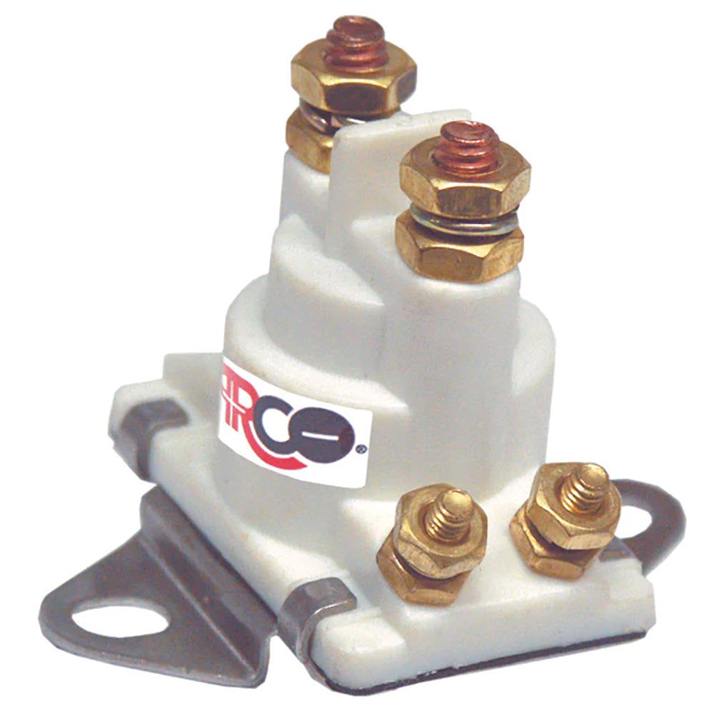 ARCO Marine 12V replacement solenoid for Mercruiser and Mercury with isolated base and white housing