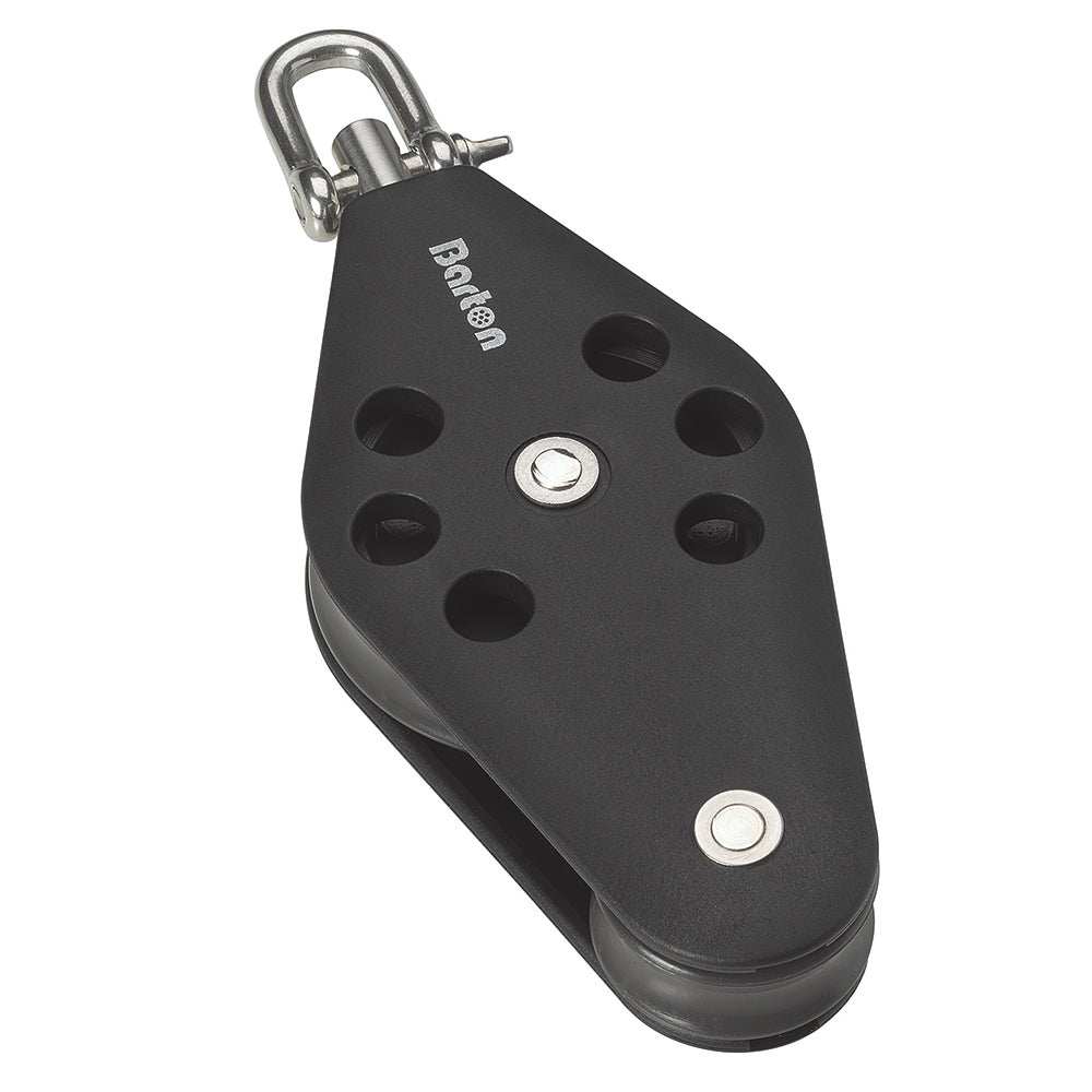 Barton Marine Size 3 Fiddle Swivel with acetal sheave and brass bearing