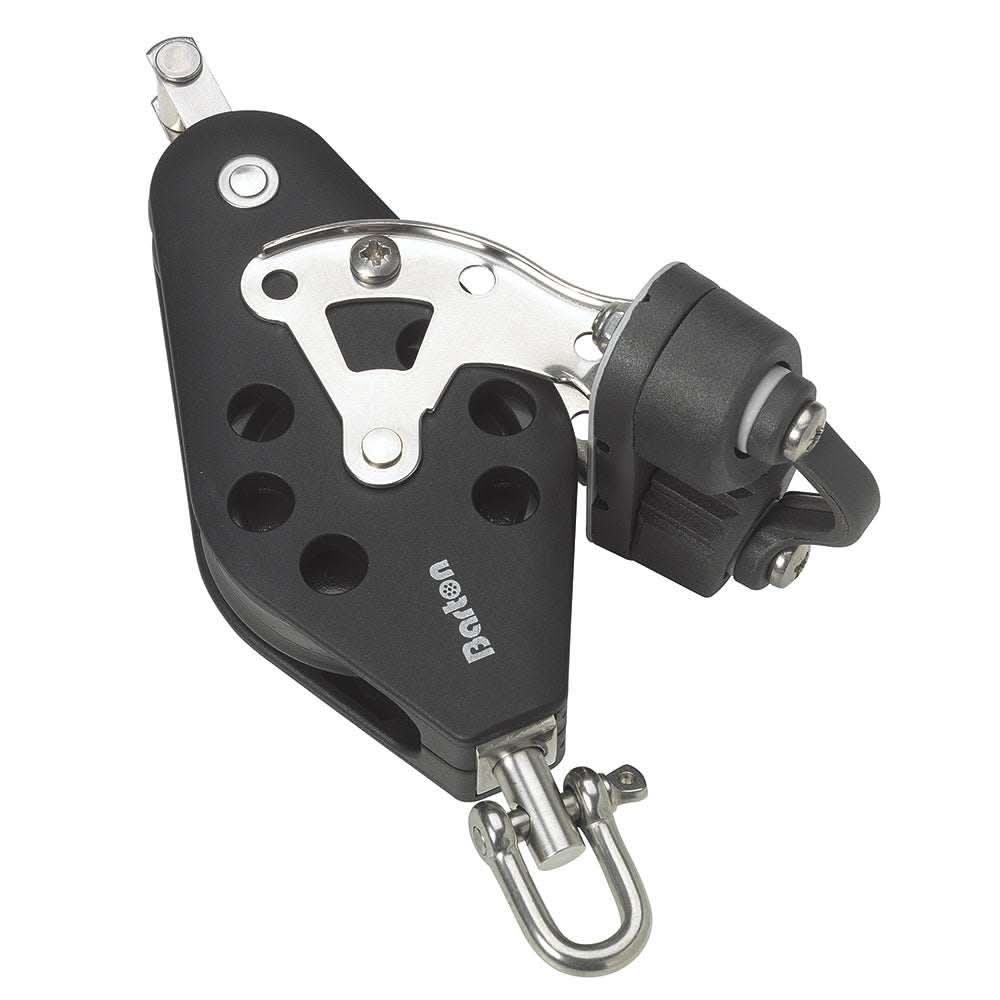 Barton Marine Series 3 Fiddle Swivel Cam and Becket Block with plain bearing and 45mm sheave size