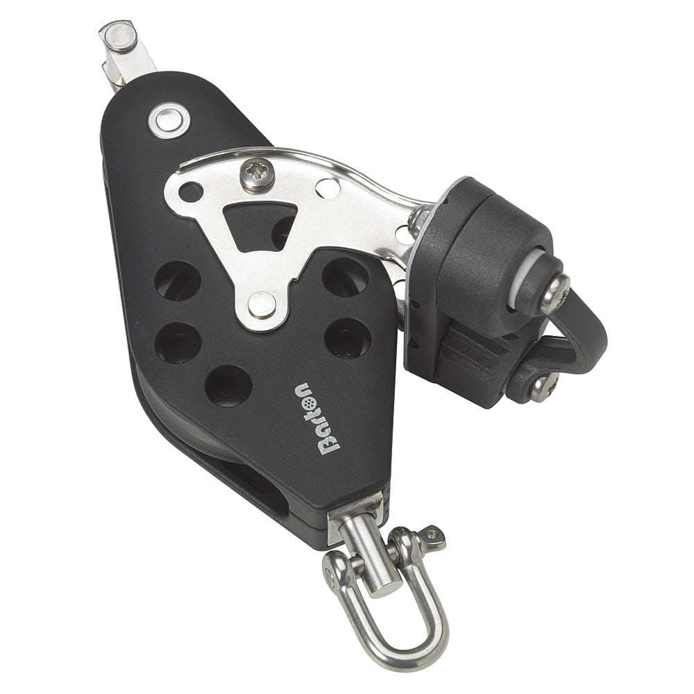 Barton Marine Series 2 fiddle swivel cam and becket block with plain bearing and 35mm sheave size