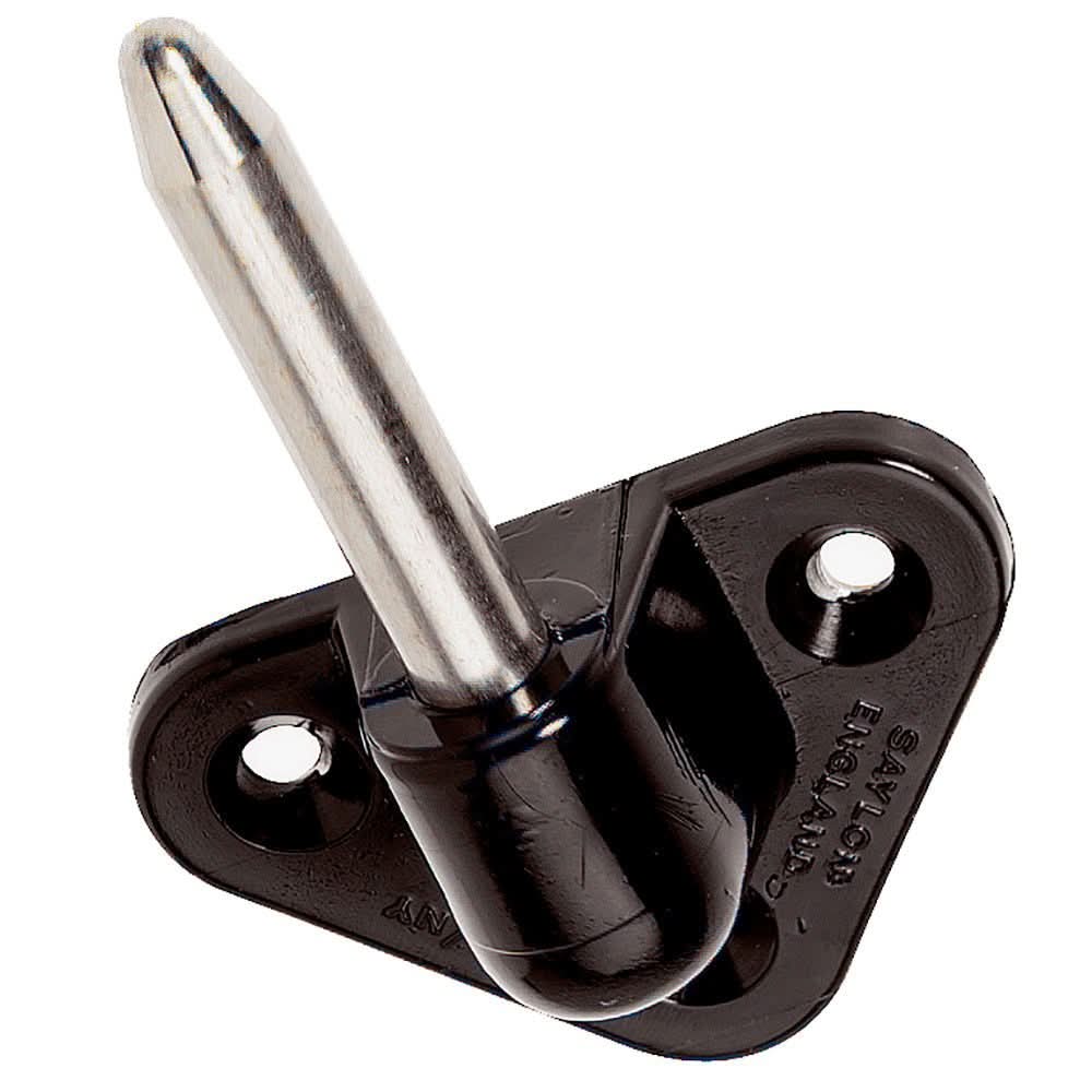 Barton Marine Transom Pintle stainless steel with nylon surround and black base plate