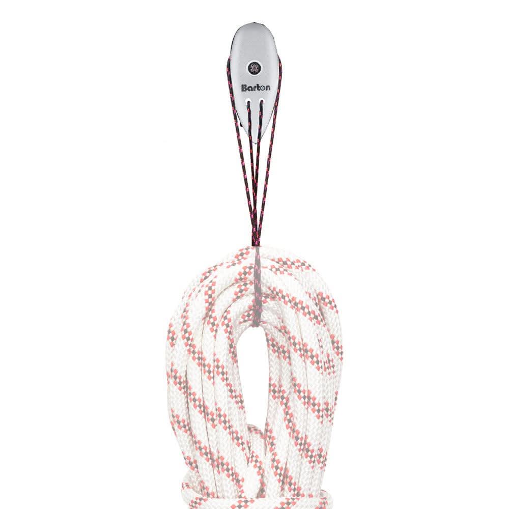 Barton Marine Line Tamer white pair rope storage device preventing snagging on boat cockpits