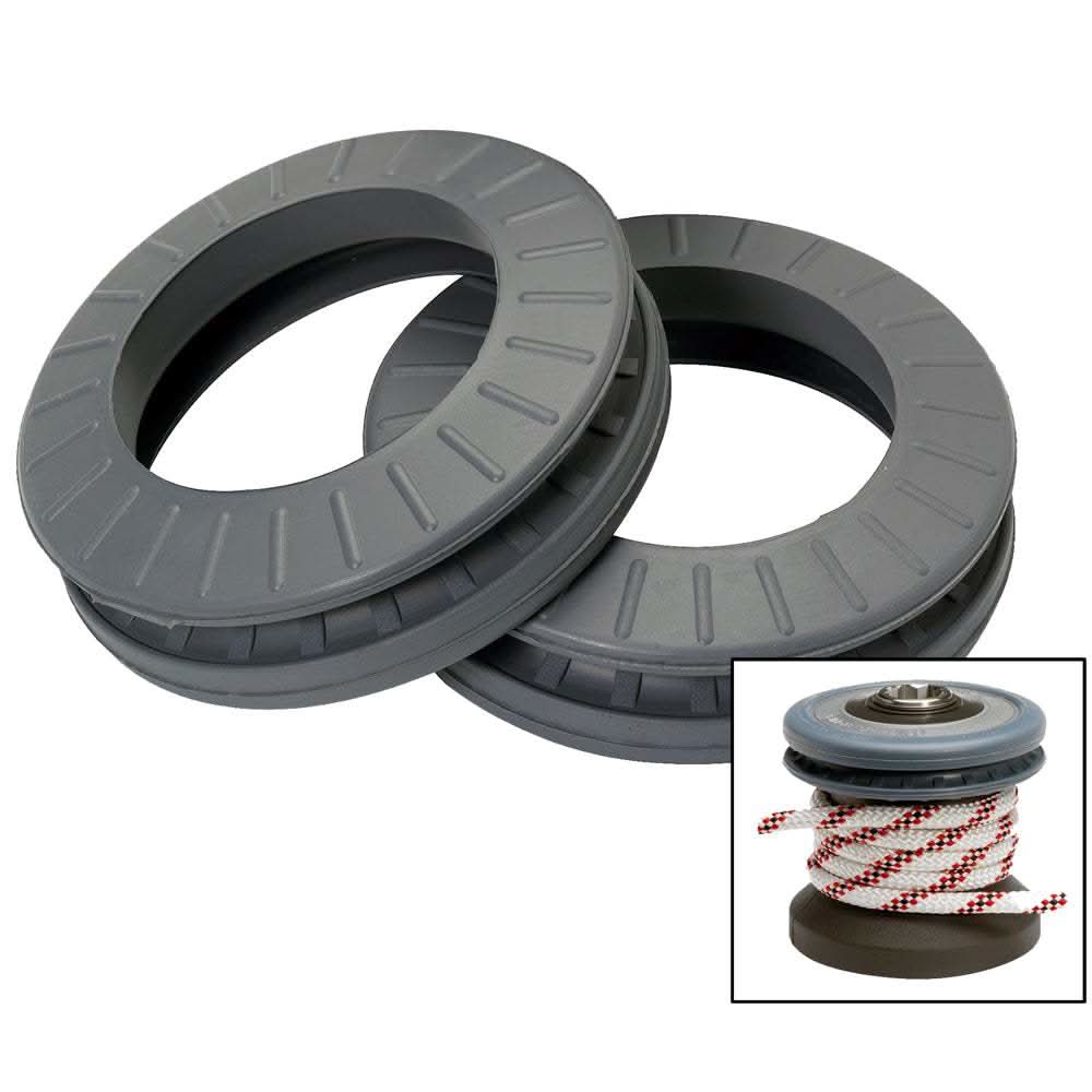 Barton Marine Extra Large Wincher pair with rubber molding for self-tailing winches and ribbed central groove for rope locking