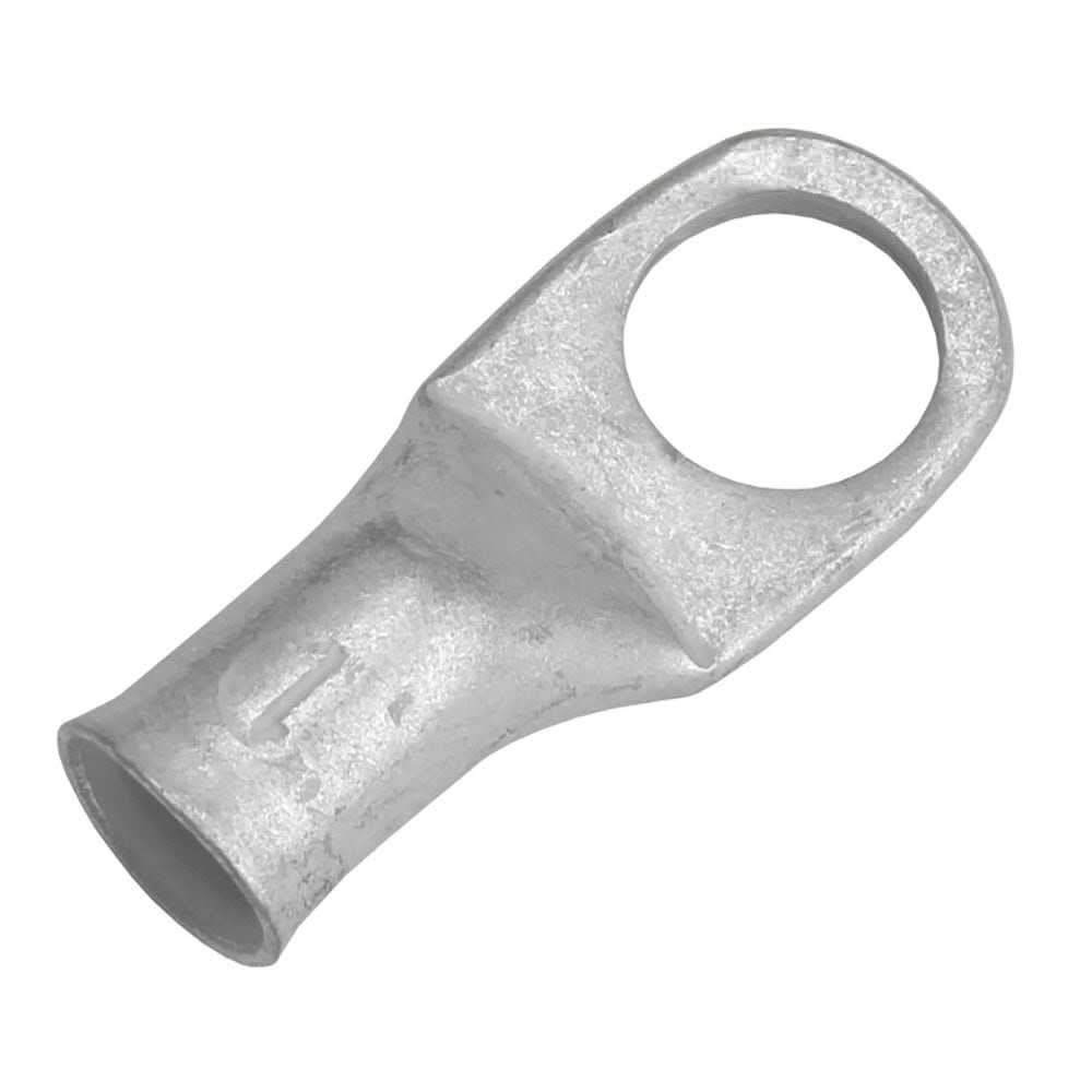 Pacer Tinned Lug 1 AWG 1/2 inch stud size tin-plated copper electrical connector pack of 10