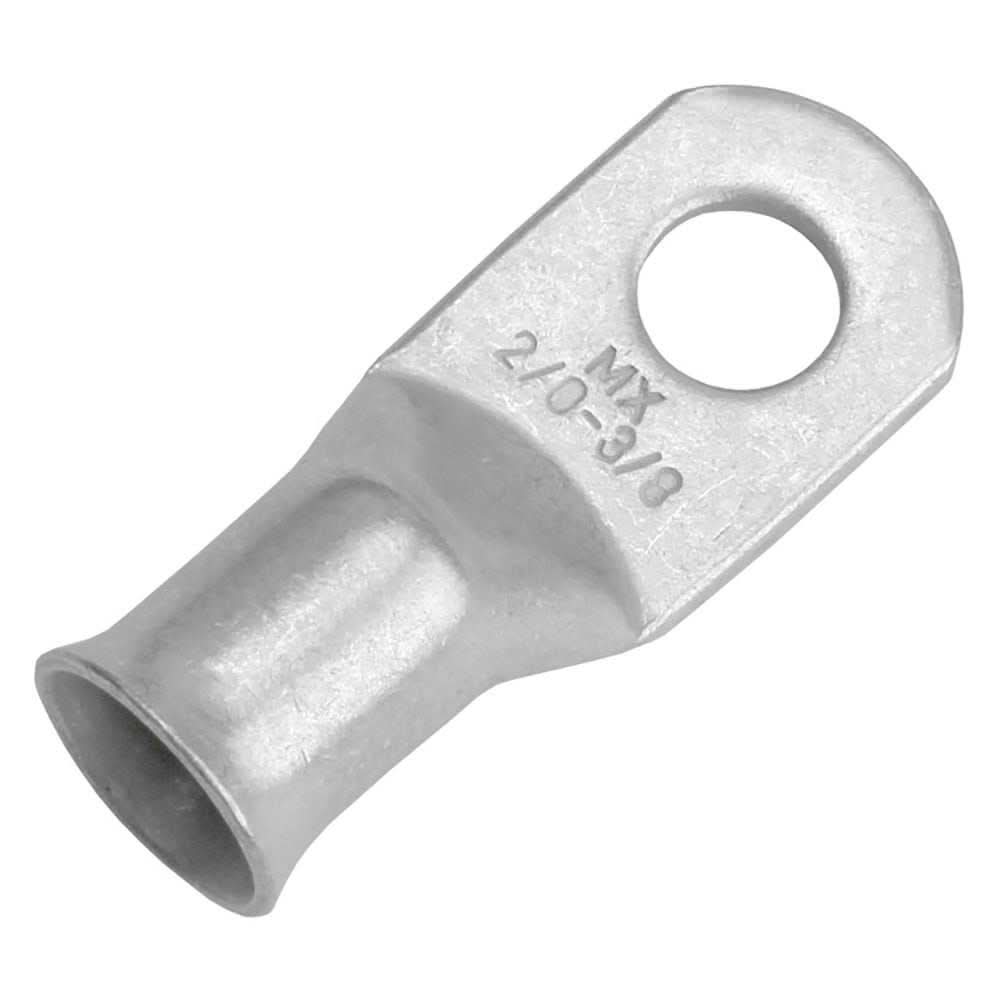 Pacer tinned lug 2/0 AWG 3/8 inch stud size copper electrical terminal