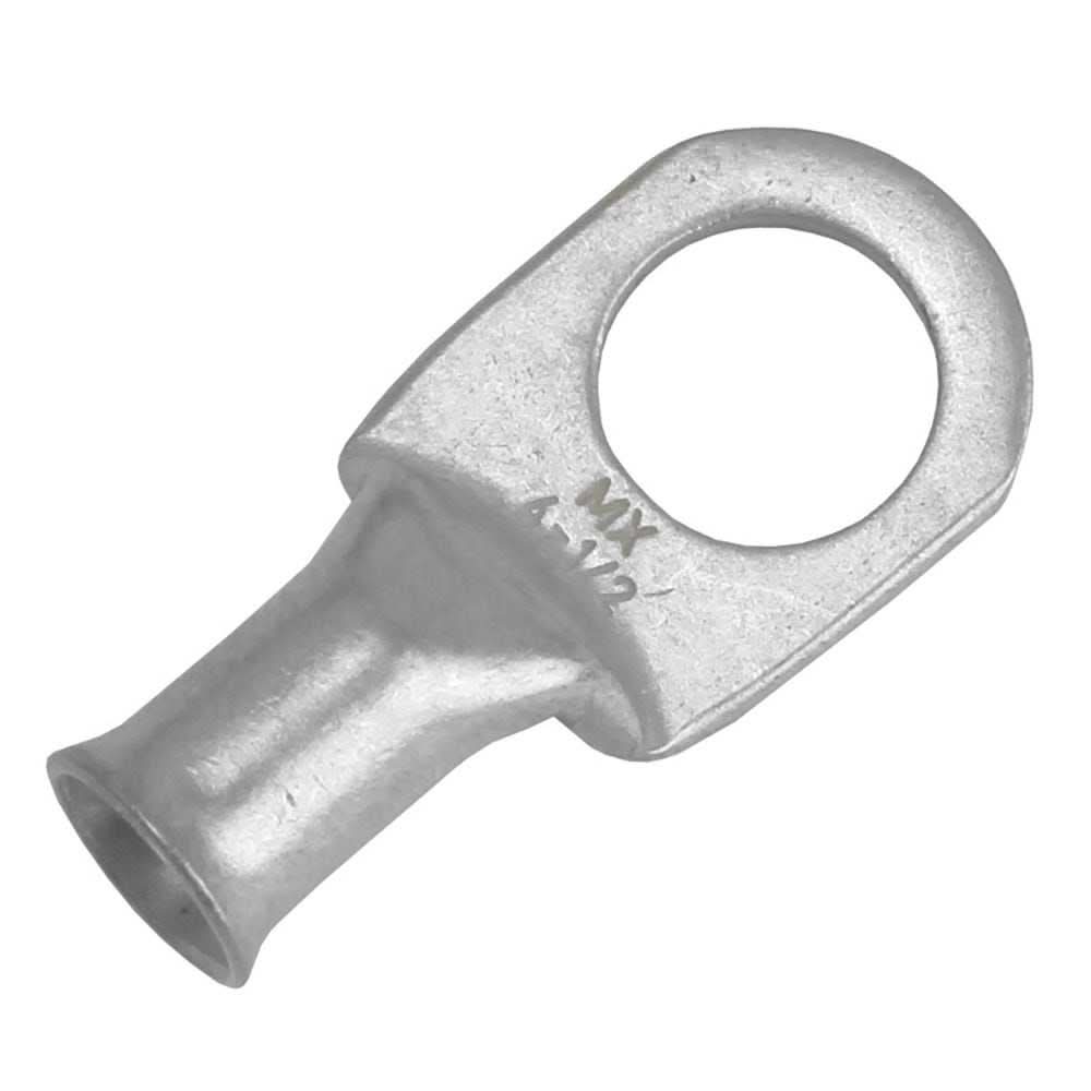 Pacer Tinned Lug 4 AWG 1/2 inch stud size ten pack tin-plated copper electrical terminals