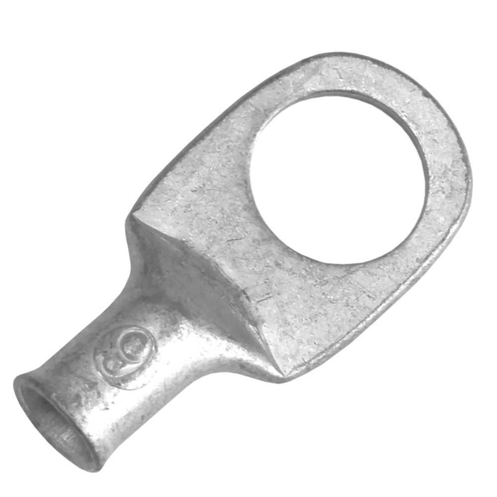 Pacer Tinned Lug 6 AWG 1/2 inch stud size tin-plated copper electrical connector