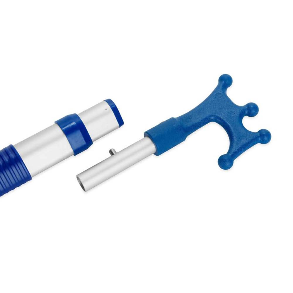 Camco telescoping handle 2-4 ft with blue boat hook and aluminum shaft