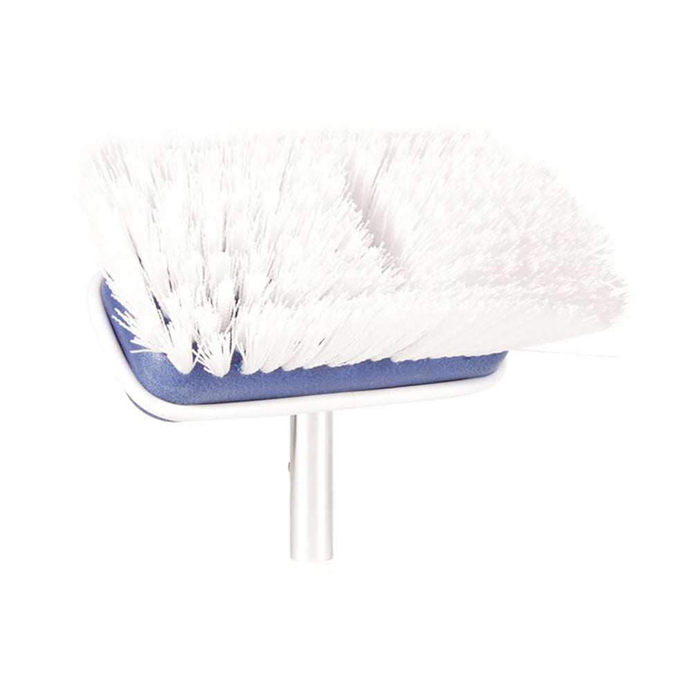 Camco Brush Attachment stiff white bristles 7-inch wide for hull and keel cleaning
