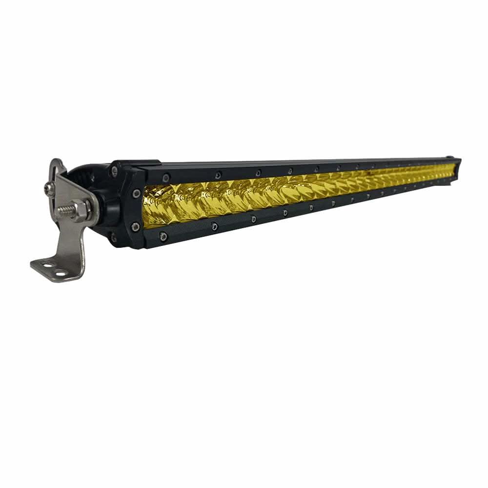 Black Oak 30-inch yellow lens single row combo optics LED light bar with mounting bracket