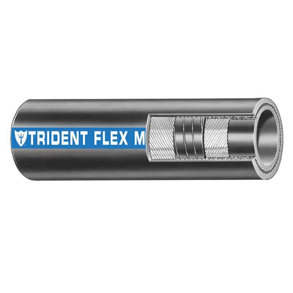 Trident Marine 1-1/2" Flex Marine Wet Exhaust & Water Hose - Black - Sold by the Foot - 250-1126-FT
