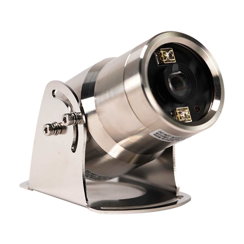 Iris 5MP Hi-Def Marine IP Stainless Steel Bullet Camera with 3.6mm lens and infrared LEDs