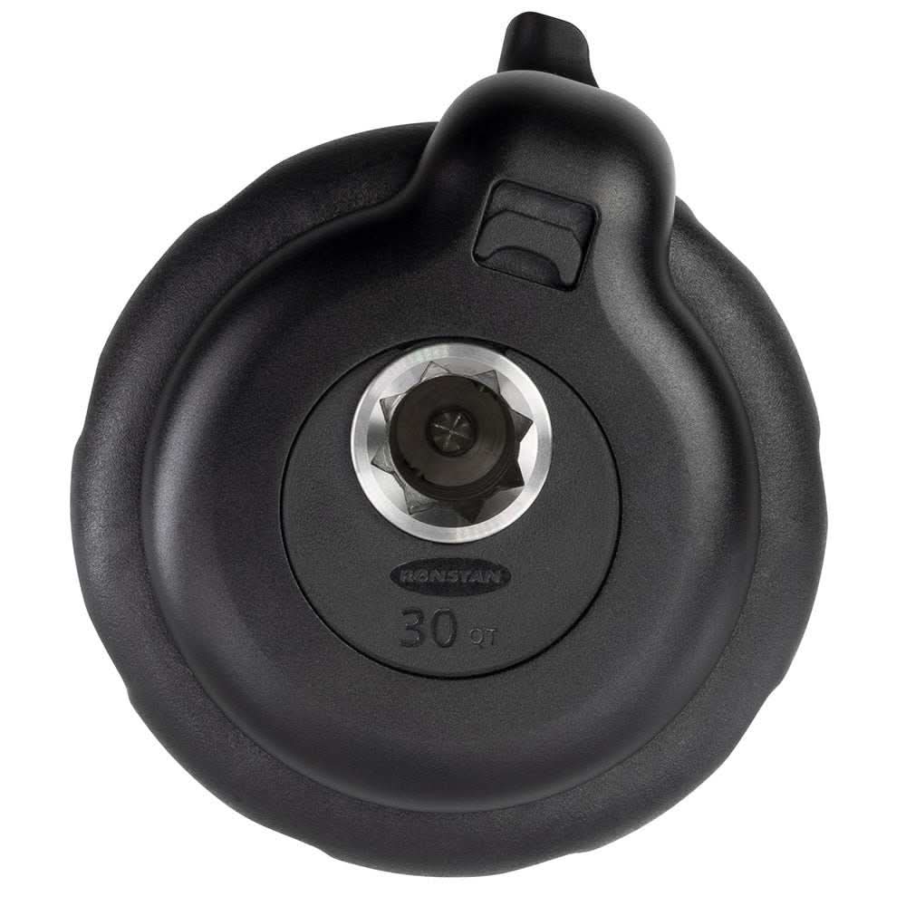 Ronstan 30QT Orbit Winch with QuickTrim self-tailer and Power Ribs grip features