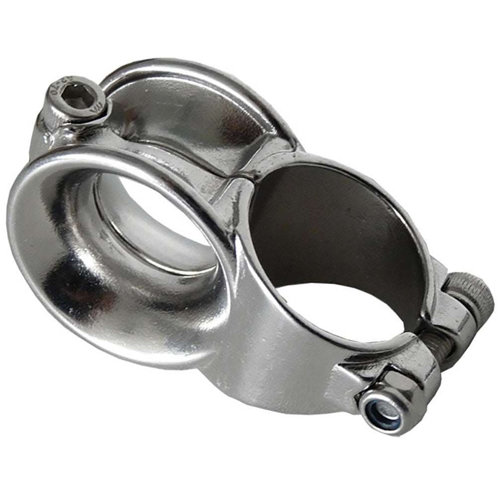 Wichard Single Fairlead 25mm stainless steel fixed stanchion for nautical furling line guide