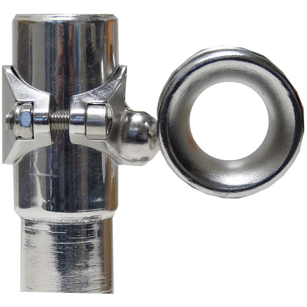 Wichard Single Articulated Fairlead stainless steel for 25mm and 28mm diameter stanchion nautical use