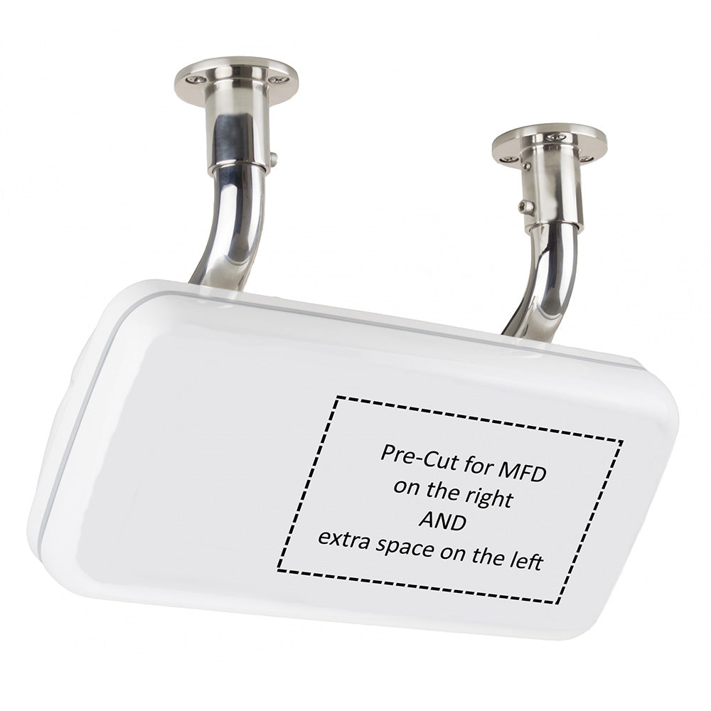 NavPod SystemPod Pre-Cut f/Garmin GPSMAP® 723/723xsv/743/743xsv On Right & Extra Space On Left f/9.5" Wide Guard - GP1500-43