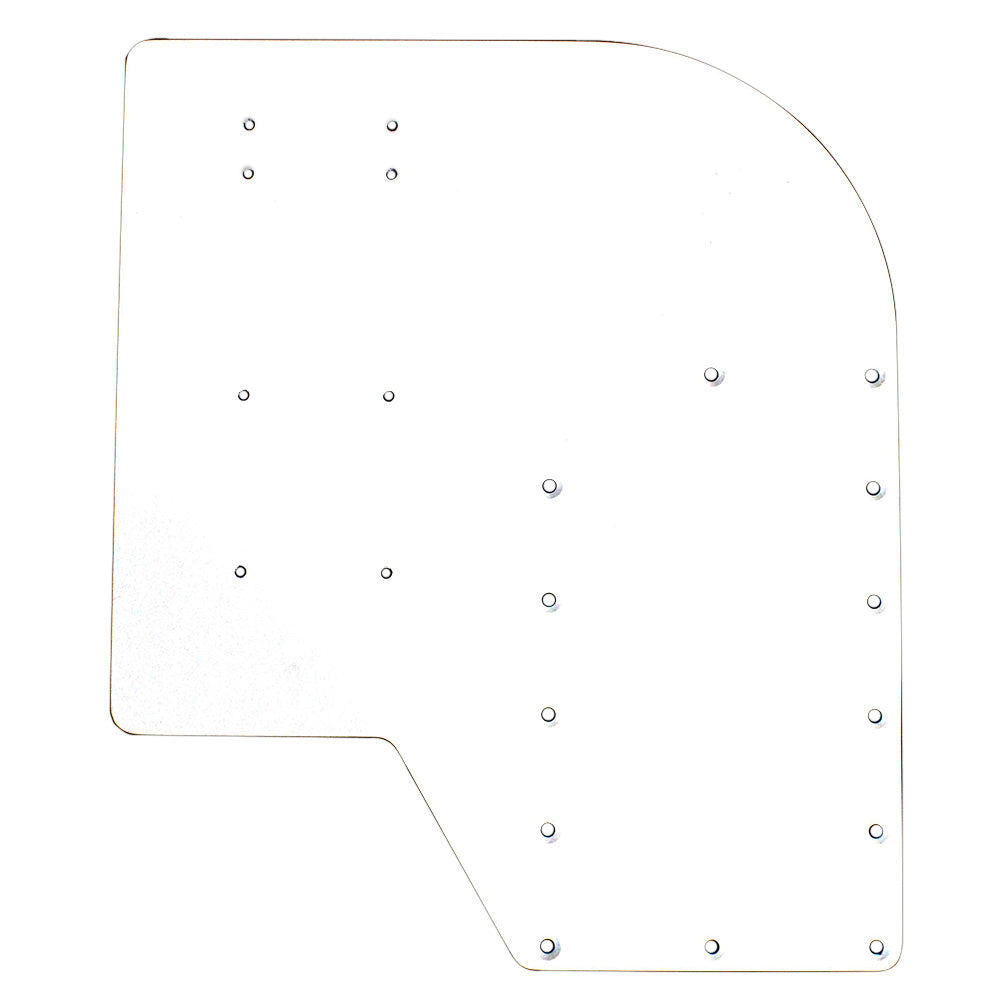 Sea Brackets Large Offset Trolling Motor Plate - SEA2307
