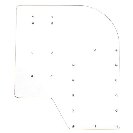 Sea Brackets Large Offset Trolling Motor Plate - SEA2307