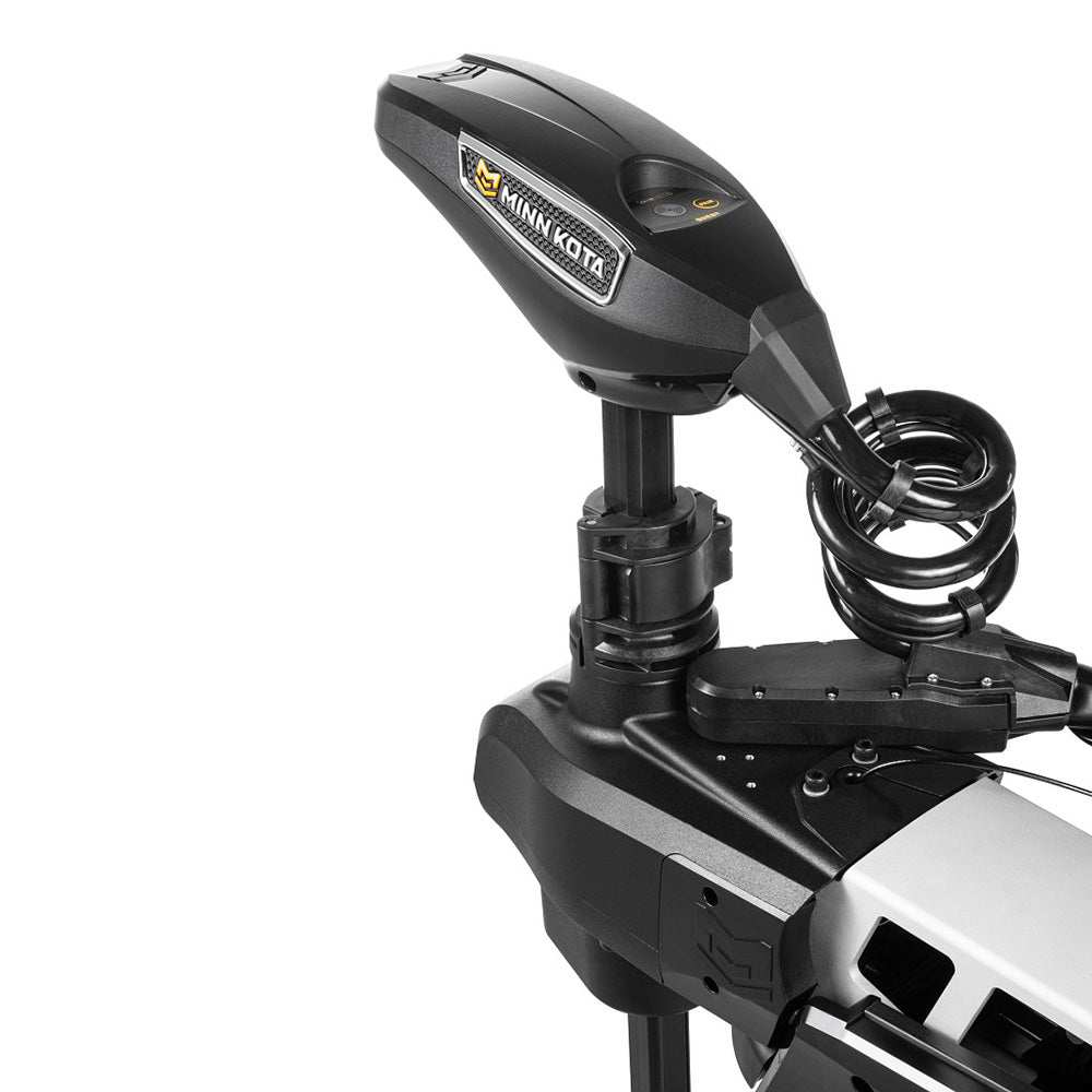 Minn Kota Ultrex QUEST trolling motor with Micro Remote, Dual Spectrum CHIRP sonar, 90/115 lbs thrust, 52-inch shaft, 24/36V dual voltage.