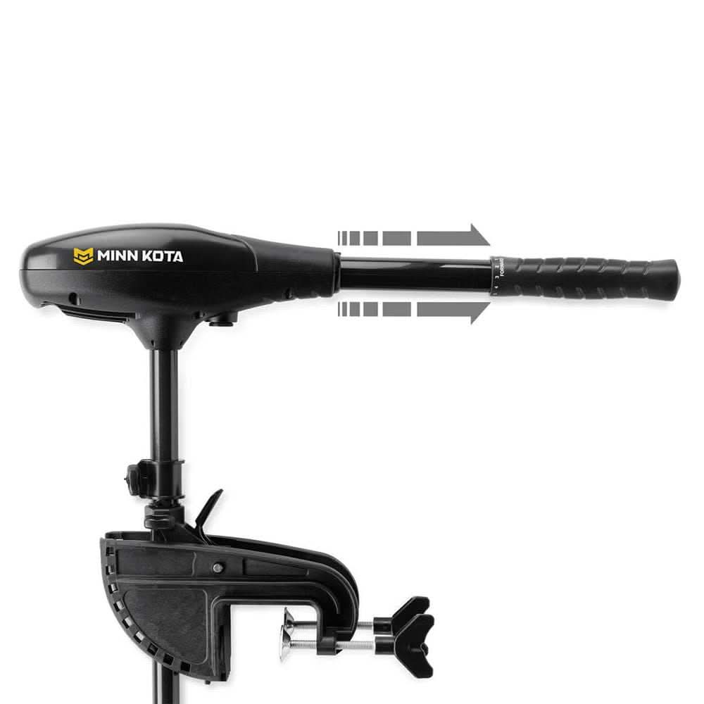 Minn Kota Endura Max 45lb 12V 36" transom mount trolling motor with telescoping tiller and Digital Maximizer