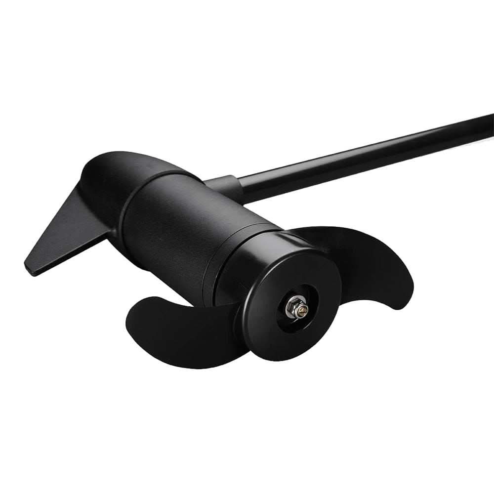 Minn Kota Endura Max 55 transom mount trolling motor prop and shaft close-up