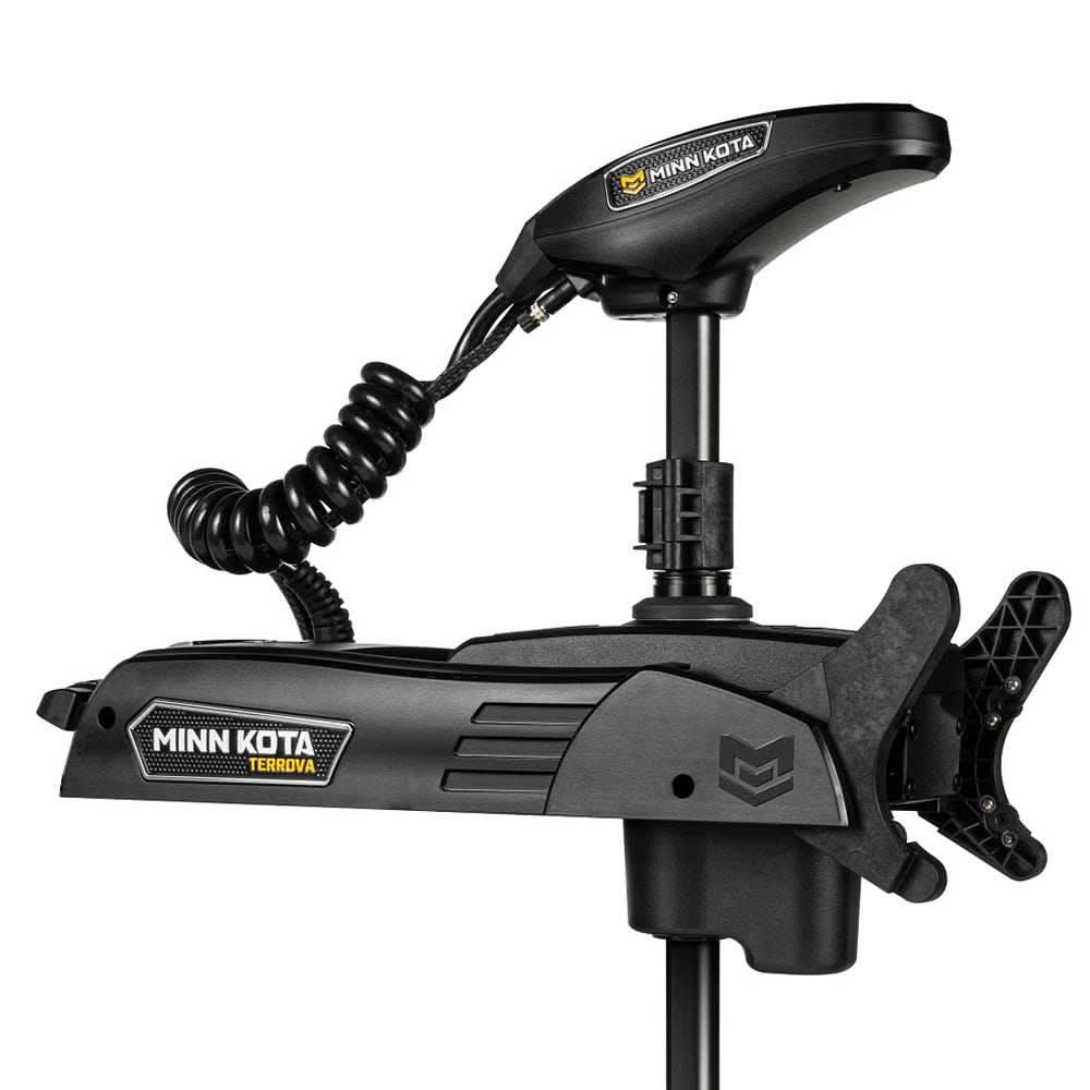 Minn Kota Terrova QUEST 90/115 trolling motor with wireless remote and MEGA Down/Side Imaging, 24/36V, 60-inch shaft, electric-steer bow-mount motor