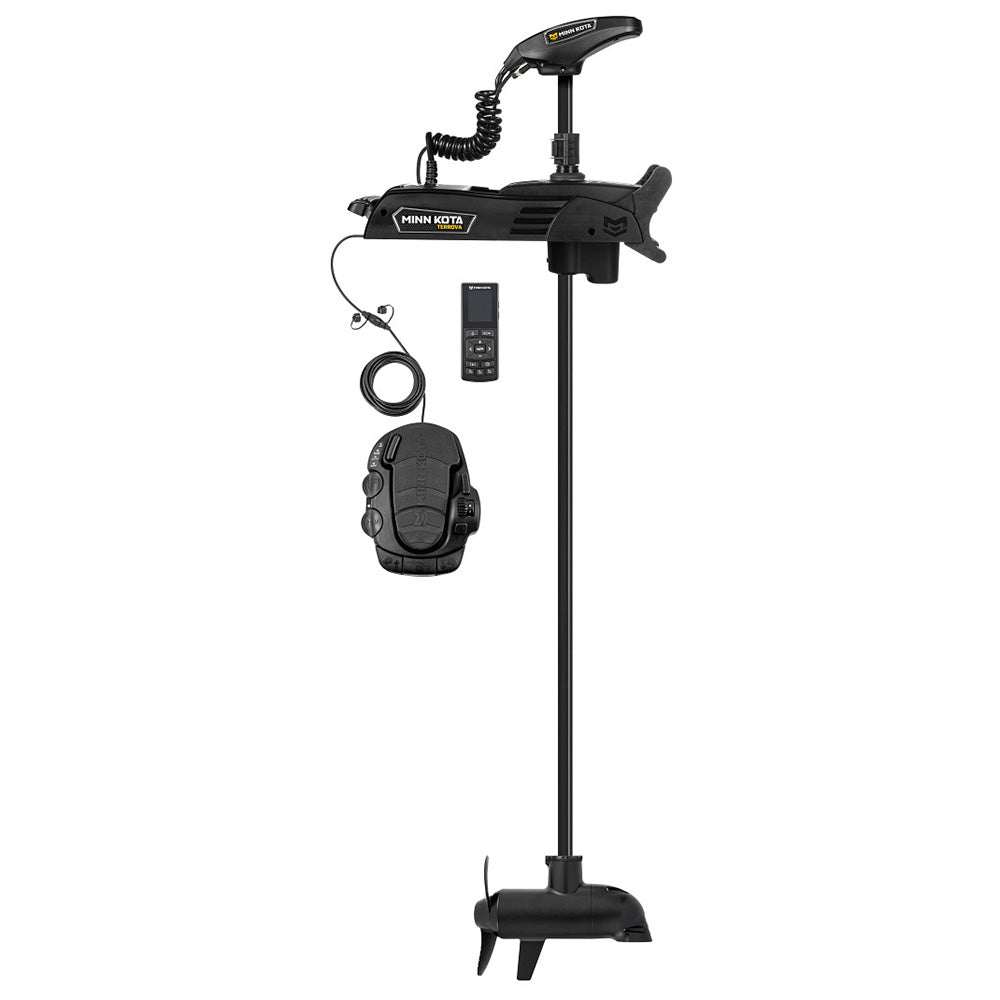 Minn Kota Terrova QUEST 90/115 trolling motor with wireless remote and Dual Spectrum CHIRP sonar, 72" shaft, 24/36V, 90/115 lbs thrust.