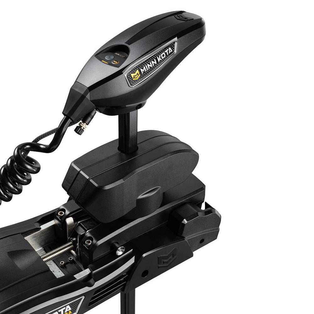 Minn Kota Ulterra QUEST 90/115 electric trolling motor with wireless remote and built-in MEGA Down/Side Imaging for freshwater boats.