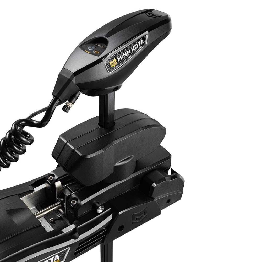 Minn Kota Ulterra QUEST 90/115 electric trolling motor with wireless remote and built-in MEGA Down/Side Imaging for freshwater boats.