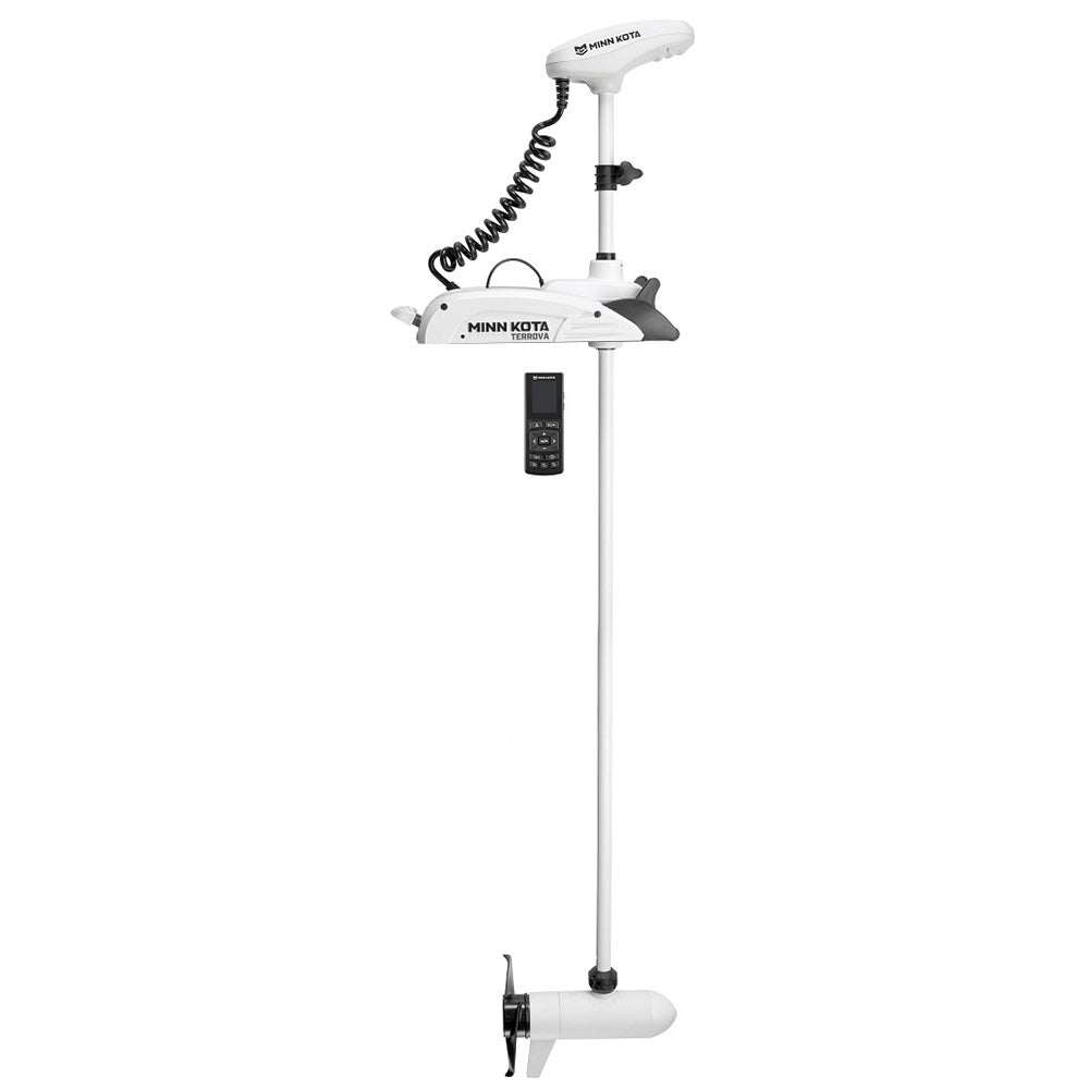 Minn Kota Riptide Terrova 80 saltwater trolling motor with wireless remote, 24V, 80LB thrust, 72-inch shaft, Weedless Wedge 2 prop, GPS Spot-Lock and power steering.