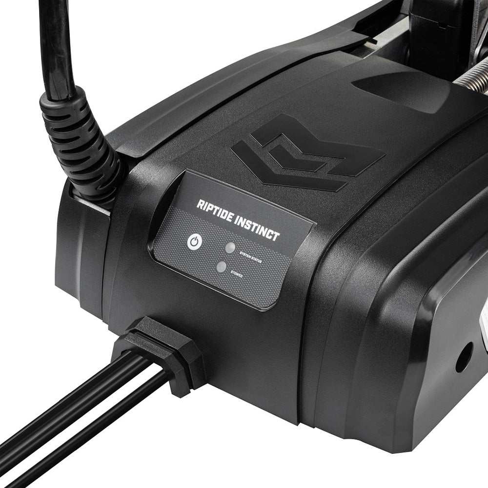 Minn Kota Riptide Instinct 90/115 lbs 72-inch black trolling motor with wireless remote and advanced GPS features