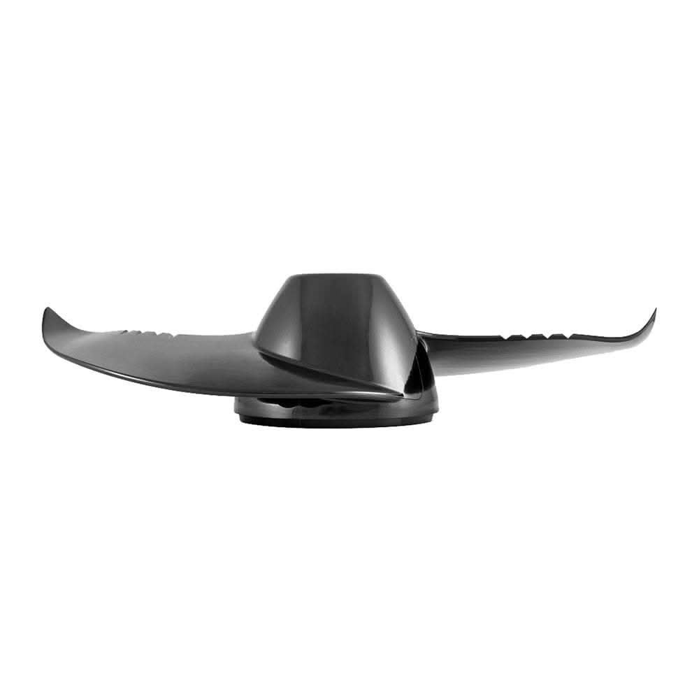 Minn Kota MKP-39 Weedless Prop for QUEST Series motors, designed for heavy vegetation and weed prevention, black three-blade propeller
