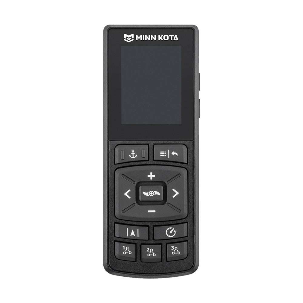 Minn Kota Advanced GPS Navigation waterproof wireless remote control with programmable buttons and display