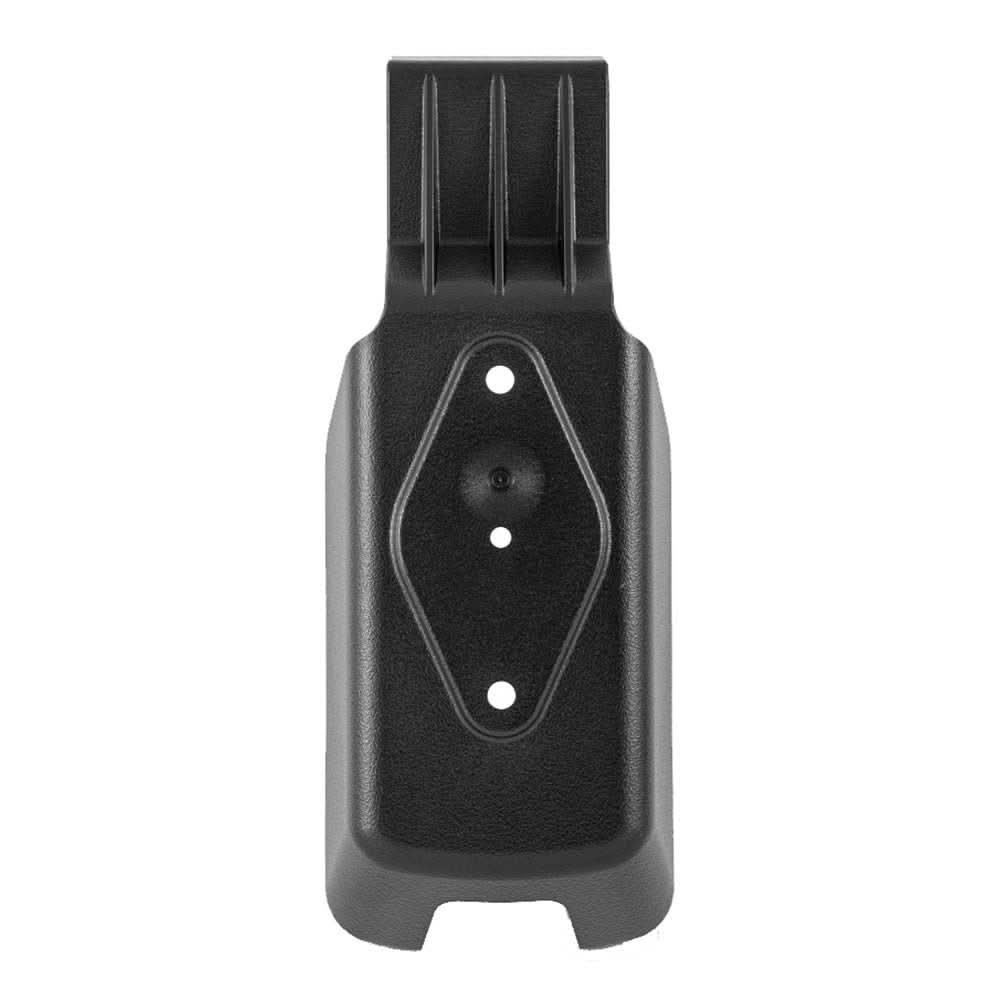 Minn Kota Advanced GPS Navigation wireless remote cradle with belt clip and dash mount options.