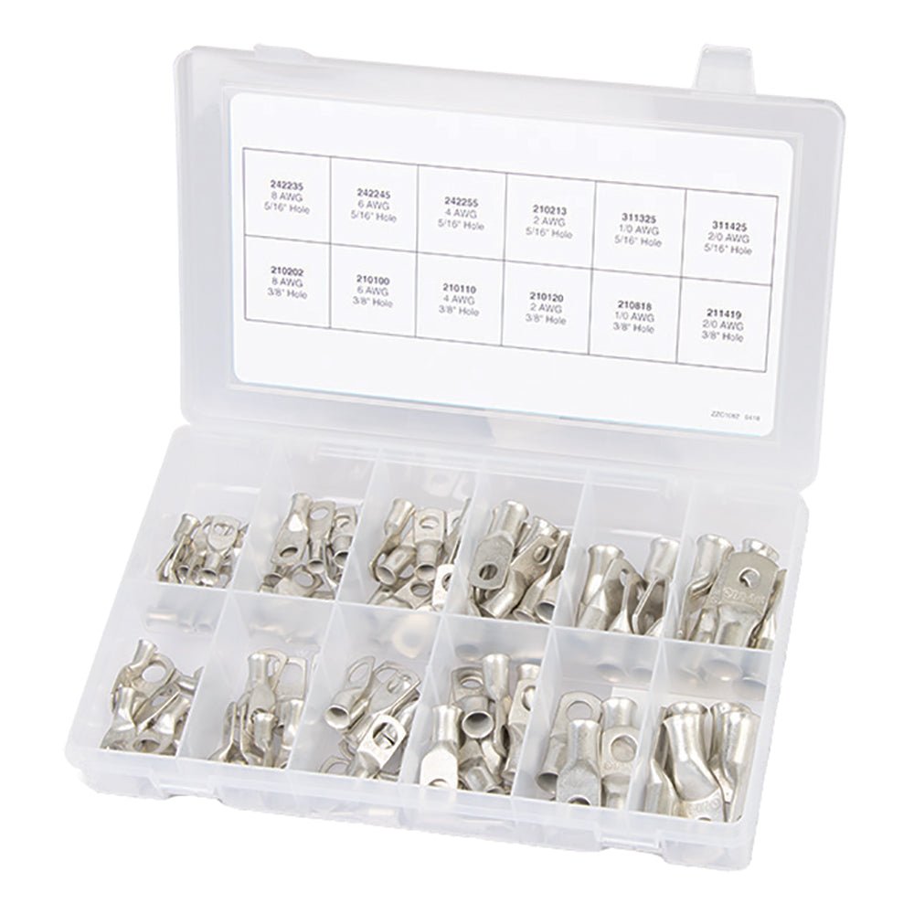 Ancor 100 - Piece Tinned Copper Lug Kit - 255101 - Anchor Express