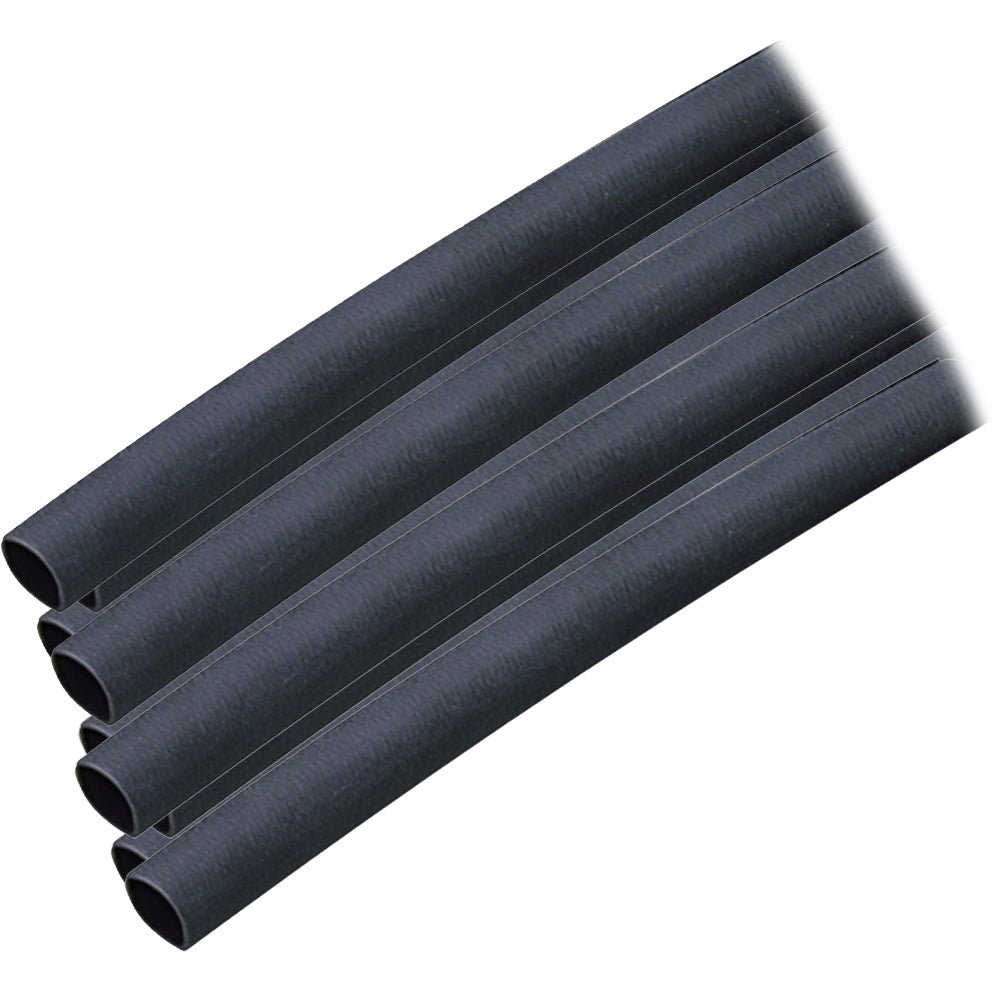 Ancor Adhesive Lined Heat Shrink Tubing (ALT) - 1/4" x 12" - 10 - Pack - Black - 303124 - Anchor Express