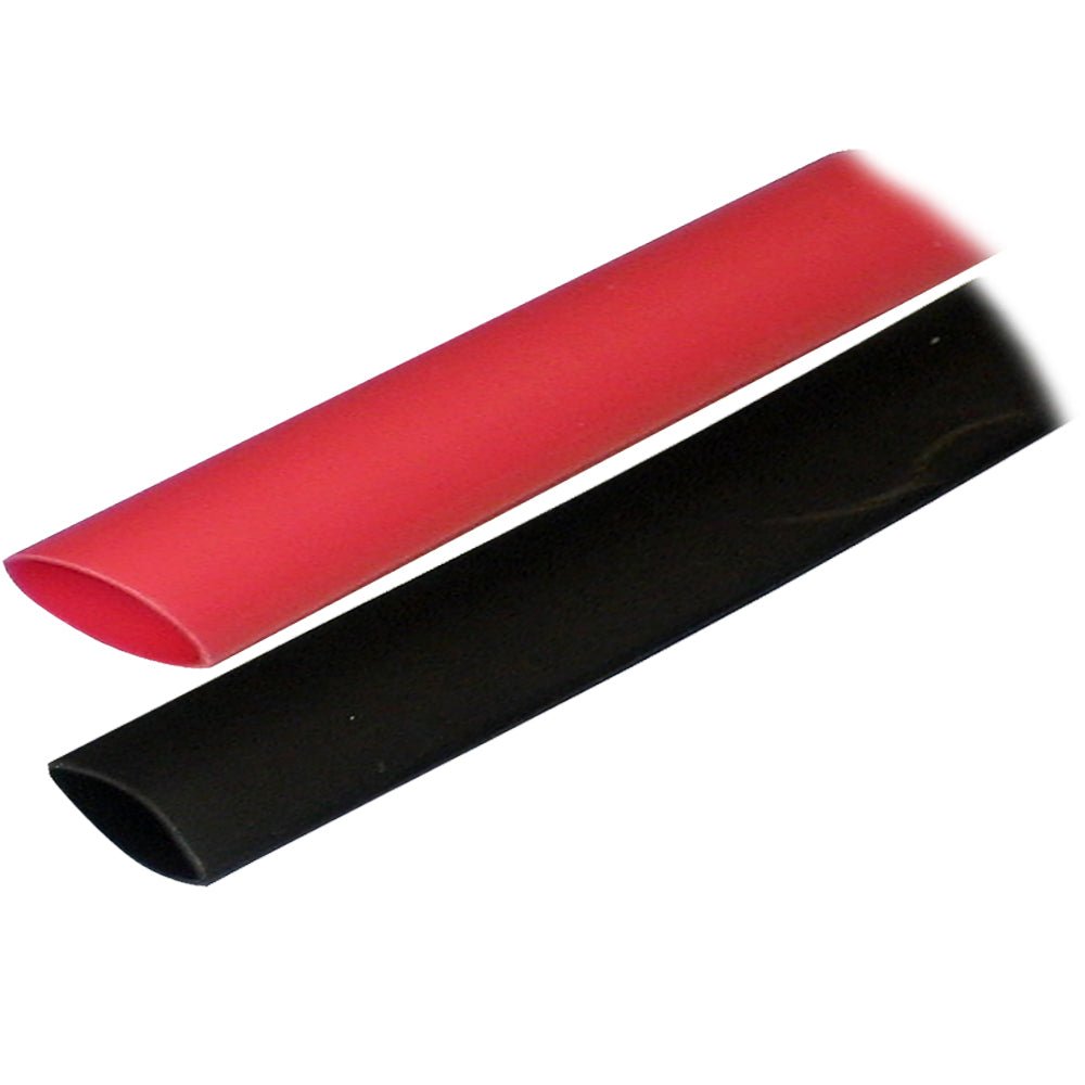 Ancor Adhesive Lined Heat Shrink Tubing (ALT) - 3/4" x 3" - 2 - Pack - Black/Red - 306602 - Anchor Express