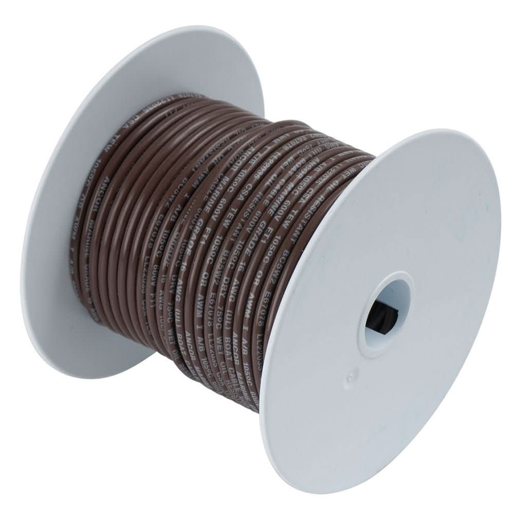 Ancor Brown 14 AWG Tinned Copper Wire - 15' - 184203 - Anchor Express