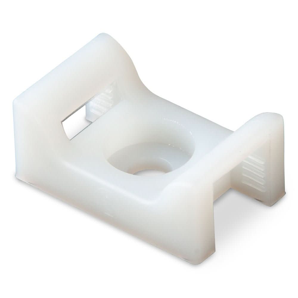 Ancor Cable Tie Mount - Natural - 8 Screw - 100 Pieces Per Bag - 199232 - Anchor Express
