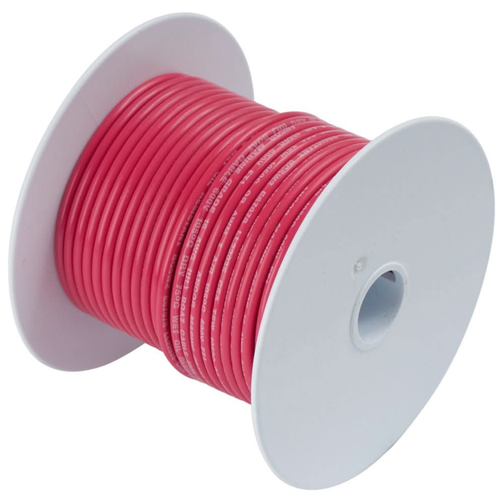 Ancor Red 18 AWG Tinned Copper Wire - 100' - 100810 - Anchor Express