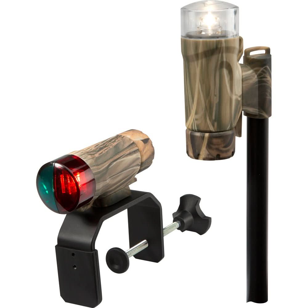 Attwood Clamp - On Portable LED Light Kit - RealTree Max - 4 Camo - 14191 - 7 - Anchor Express