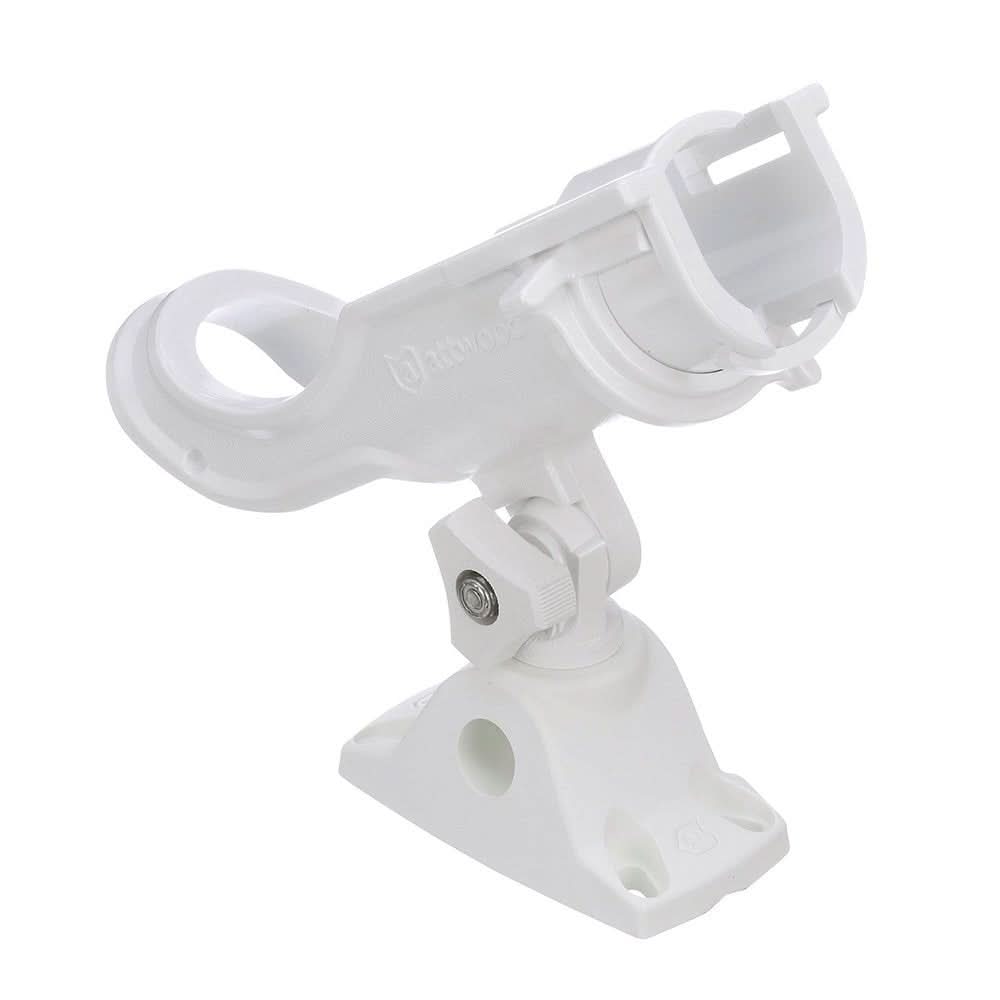Attwood Heavy - Duty Adjustable Rod Holder w/Combo Mount - White - 5009W4 - Anchor Express