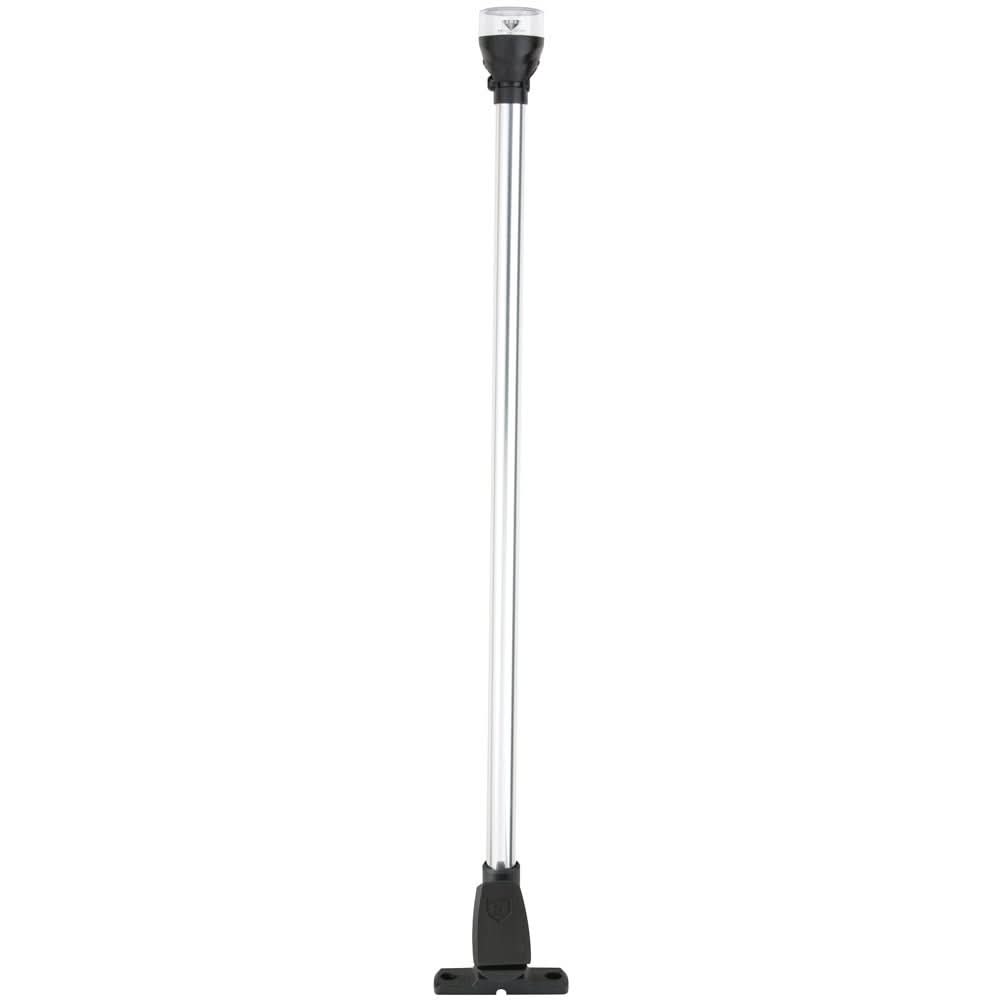Attwood LightArmor Fold Down 12" All Around Light 2nm w/Cam - Lock Base - 5557 - P12A7 - Anchor Express