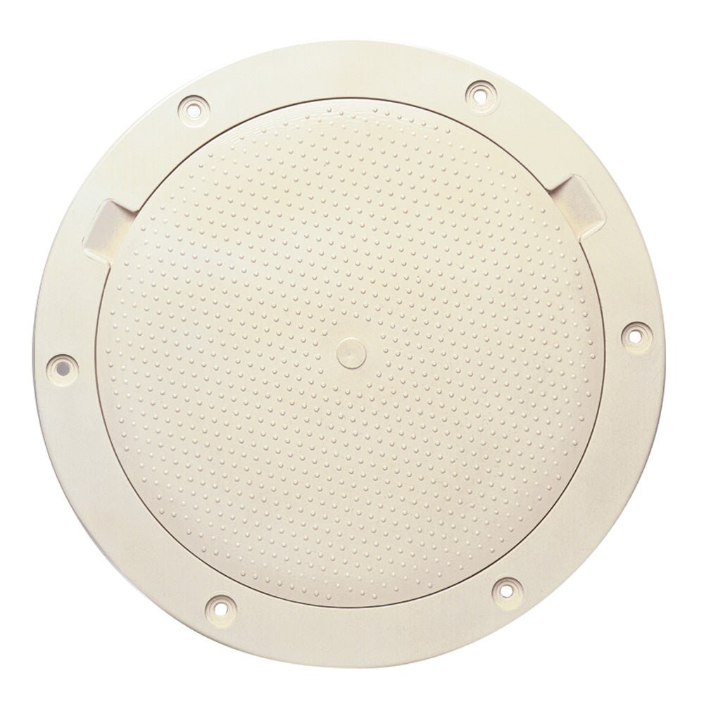 Beckson 8" Non - Skid Pry - Out Deck Plate - Beige - DP83 - N - Anchor Express